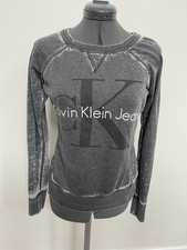 Calvin Klein Jeans Gray Washed CK Logo Sweatshirt