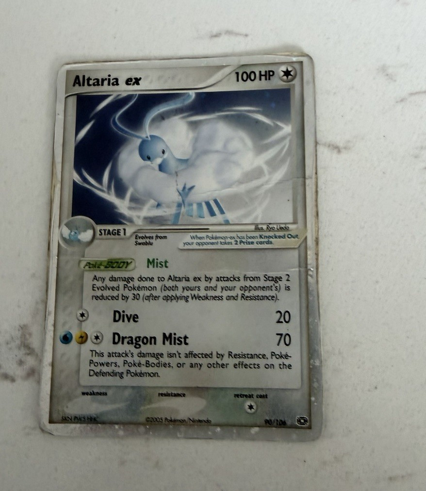 Altaria ex 90/106 Emerald Holo EX Ultra Rare 100 HP English Pokemon TCG