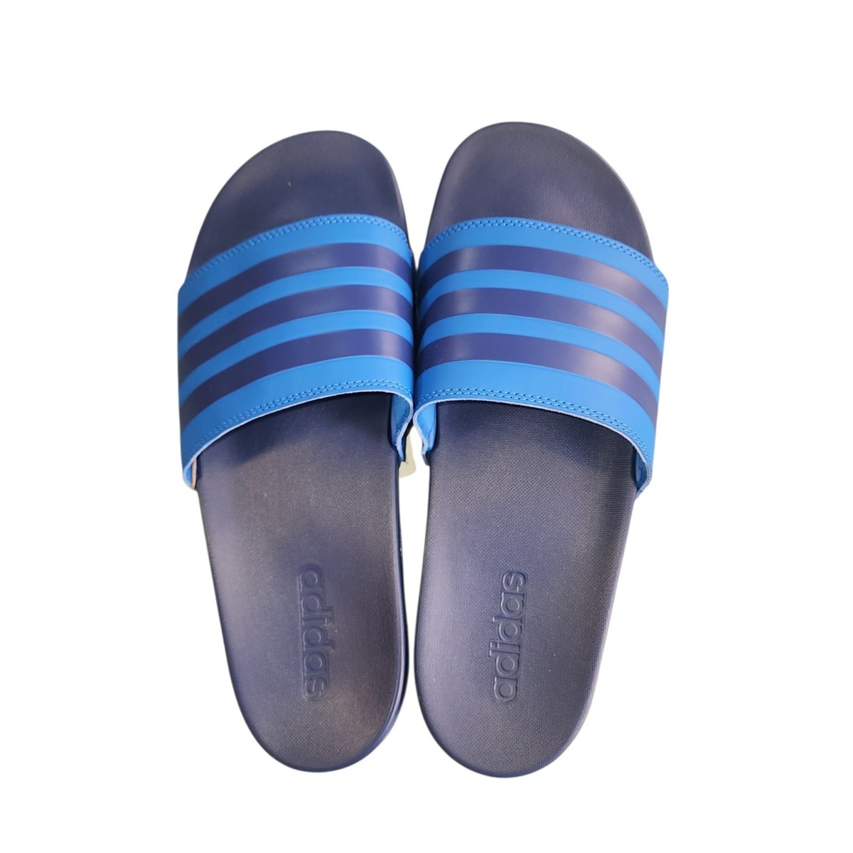 [イタリア製]adidas ADILETTE スライドサンダル ネイビー adidas Men's Adilette Comfort Blue/Navy Slide Sandals