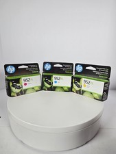 NEW GENUINE HP 952XL Magenta Cyan Yellow Inkjet Cartridge OEM EXPIRES 4/2027