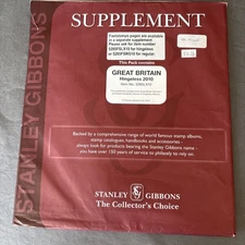 Stanley Gibbons Stamp Supplement Pack Hingeless Great Britain 2010 5285LX10