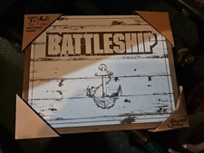Battleship Hasbro Rustic Board Game Wooden Battle Case Limited Edition NEW