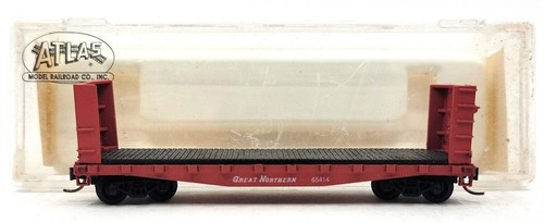 Coche plano Atlas 3065 escala N Great Northern Bulkhead #65414 EX/caja | Condition: Used