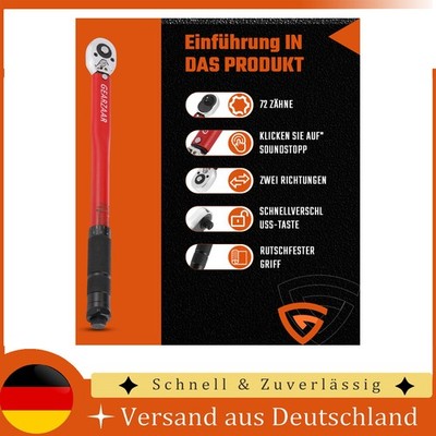 Industrie Drehmoment Ratsche Schlüssel KFZ Werkzeuge 3/8 zoll Quad Roller E-Bike