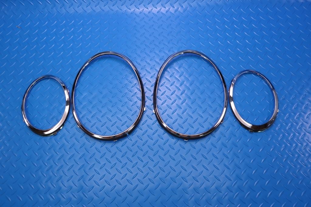 Bentley Flying Spur chrome headlight rings 4pcs #12766
