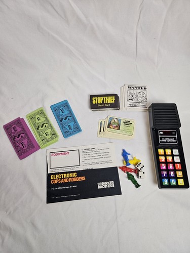 Vintage 1979 Stop Thief Electronic Cops And Robbers Board Game Complete Works! - Picture 2 of 12