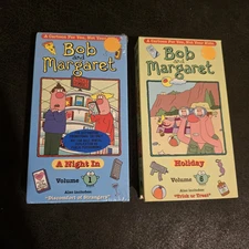Bob and Margaret: A Night In VHS 1999 Vol. 1 & 6 Paramount Promo New Sealed