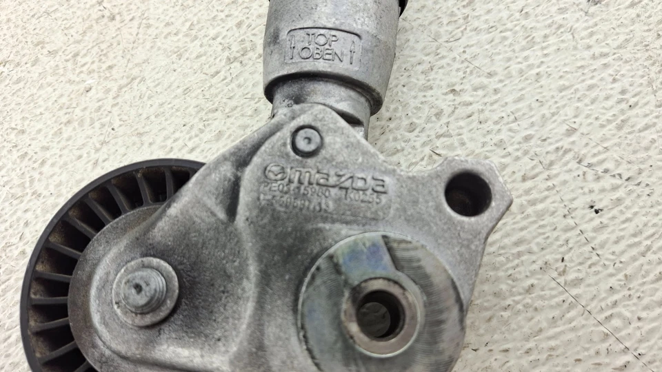 2014 - 2021 年 MAZDA 6 FWD 发动机电机驱动皮带 TENSIONER PULLEY 原始设备制造商 — 第 2/4 张图片
