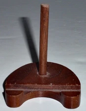 Small Display Easel Holder Peg Display Stand ,Plate, Plaques Wooden Base