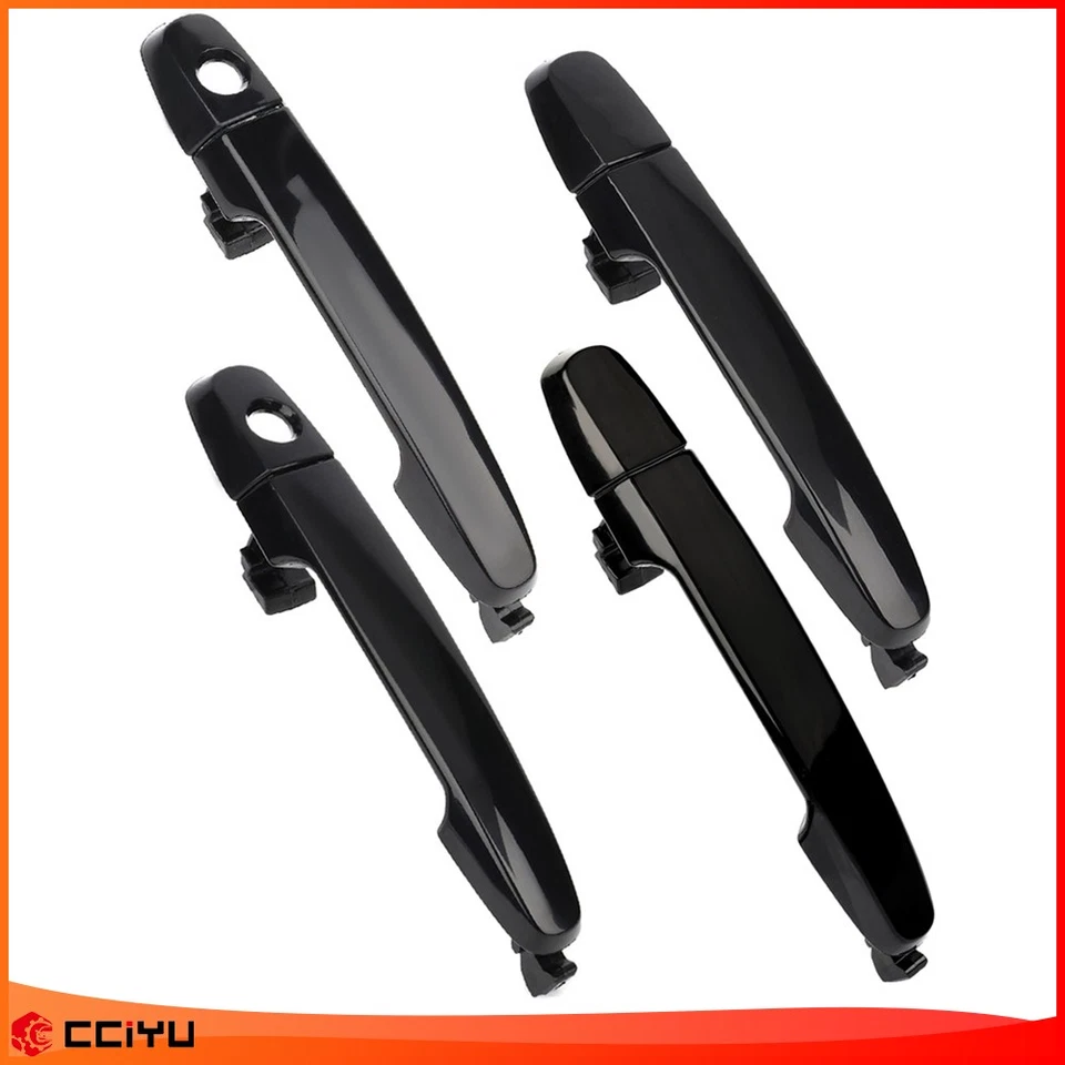 Door Handles Front Rear Set of 4 For 03-08 Pontiac Vibe Toyota For Corolla - Image 4 of 4