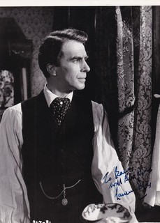 LAURENCE PAYNE a RARE vintage 'Vampire Circus' 9.5 x 7.5" b/w signed photo