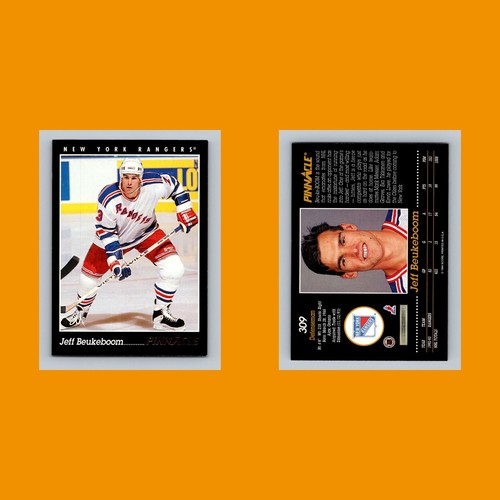 Jeff Beukeboom #309 1993-94 Pinnacle Canadian New York Rangers Hockey Card NHL - Bild 3 von 12