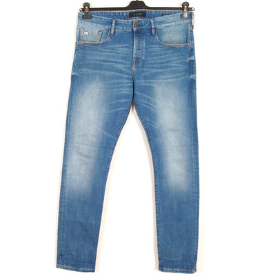 SCOTCH & SODA RALSTON Herren Jeans Größe W32 L32 Slim Fit Tapered Blau Stretch