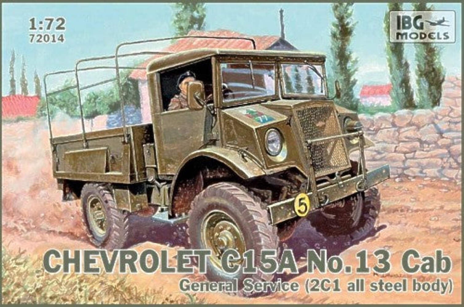 IBG Models 72014 1:72 Chevrolet C15A No.13 Cab General Service (2C1 All Steel Bo