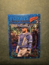 2026 Topps Heritage - Carter Jensen #199 Chrome Light Blue Sparkle Refractor...