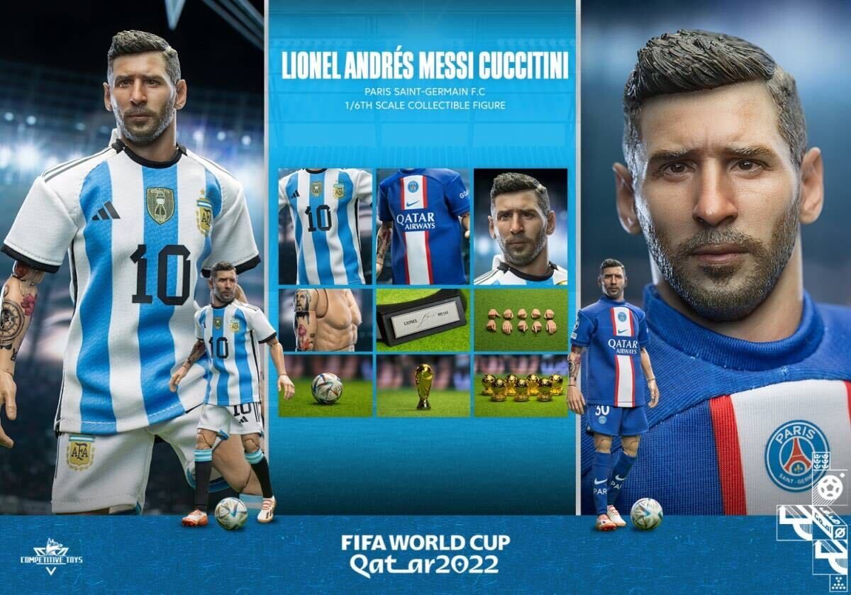 New Competitive Toys 1/6 BOSS Lionel MESSI Real Action Figure