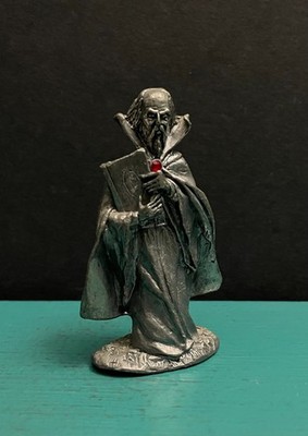 Pewter Count Dracula Vampire Cloak Supernatural Halloween Decor Mini Figurine