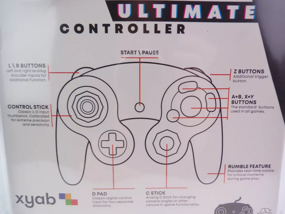 Nintendo GameCube Controller Wii, Wii U Switch Controller Ice Blue BRAND NEW - Image 4 of 4