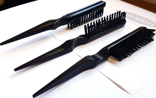 Back Comb Backcombing Hair Brush Duralon Range Professional BLACK x 1 - Picture 5 of 5