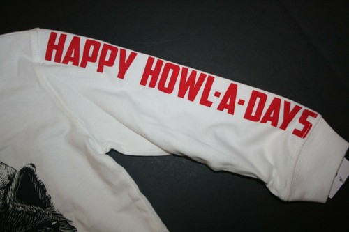 New Carter's Boys Happy Howl-A-Days Lumber Jack Wolf Top NWT 6 14 year - Picture 3 of 6
