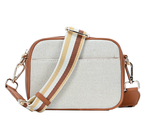 STILVOLLE KAMERA TASCHE UMHÄNGETASCHE SAUBER EDEL FREIZEIT LEINWAND SCHULTERKUPPLUNG - Bild 4 von 11