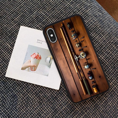 For Google Motorola Moto Apple iPhone Rubber Case Hunting fishing reel - 第 10/25 張圖片