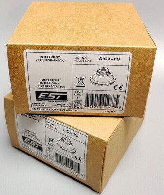 EDWARDS EST SIGA-PS PHOTOELECTRIC SMOKE DETECTOR USA STOCK
