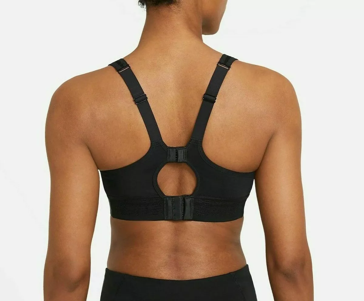 NEW NIKE Dri-Fit ADV Alpha High-Support Sports Bra Size S Black/Black  CZ4451 $75