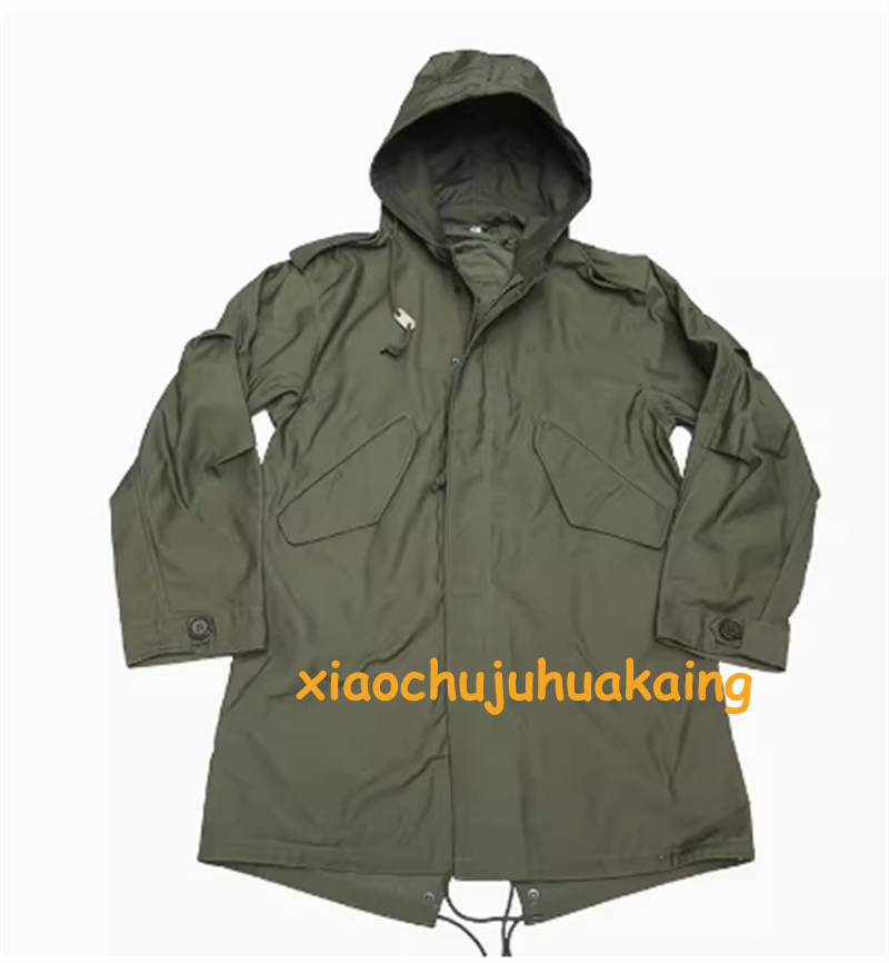 WW2 U.S. Army M1951 Fishtail M51 Parka Replica Military Mens