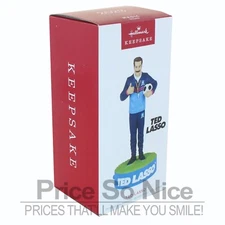 Hallmark Keepsake 2023 Ted Lasso Christmas Ornament With Sound NEW