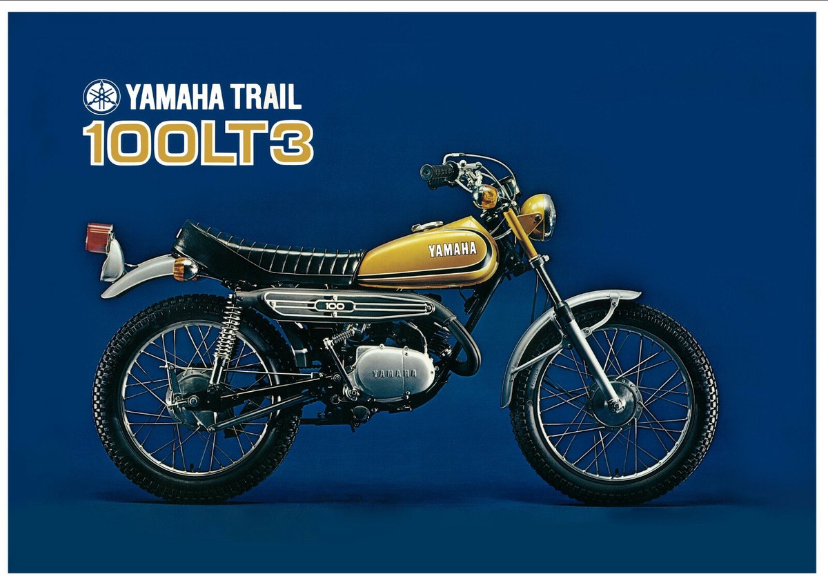 YAMAHA Poster LT3 100 Trail 1973 Superb Suitable to Frame | eBay