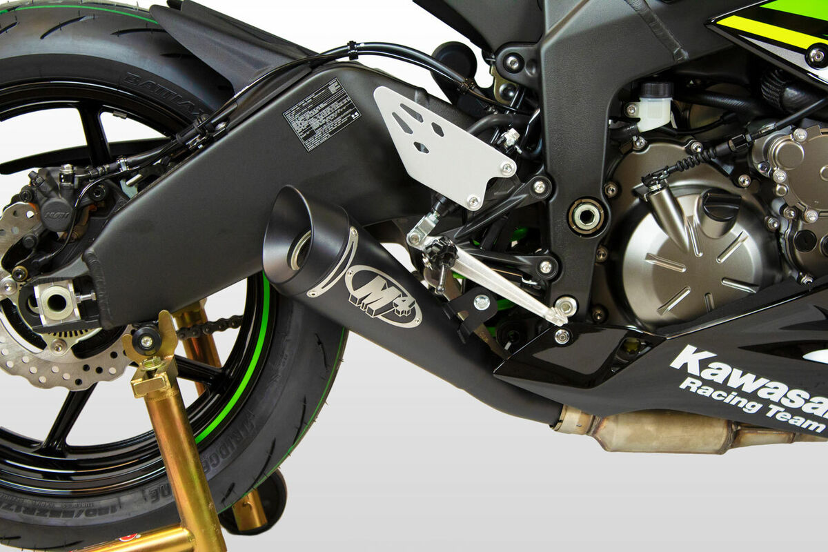 2009-2025 Kawasaki ZX6R M4 Exhaust Slip On Muffler GP19 2009-2025 Kawasaki ZX6R M4 Exhaust Slip On Muffler GP19