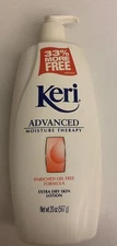 1) Keri Advanced Moisture Therapy 20 Oz Original Formula New Old Stock See Image