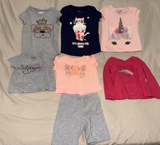 3T-4T Toddler Girl Summer Clothes. Disney, Oshkosh, Cat  Jack. 7 Items