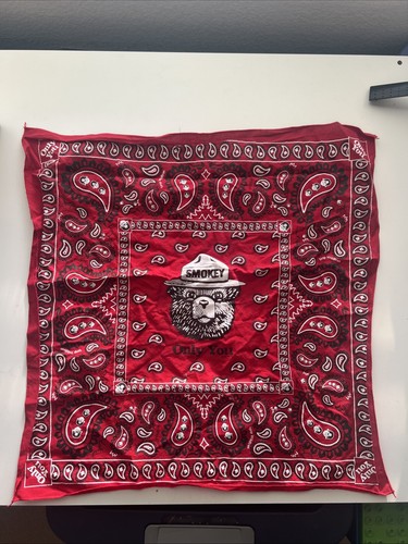 Smoky the Bear Paisley, Imprimé Classique Rouge Bandanna Écharpe Mouchoir Only You