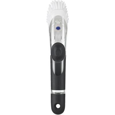 (6)- OXO Good Grips 12'' Long Squirt Soap Dispensing Dishwashing Brush 1067529