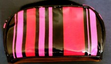 Unique 6" Striped Makeup Bag