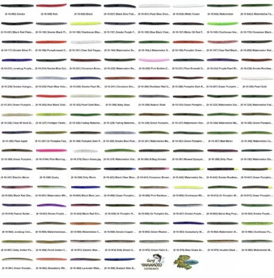 Senko Worm Color Chart
