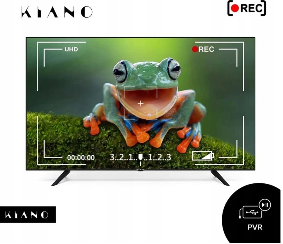 Smart TV 43" Kiano Elegance 4K UHD Android, WiFi, Netflix, HDR, DVB-T2/S2 - Immagine 4 di 4