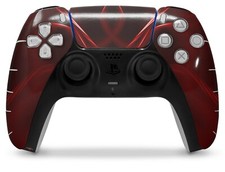 Skin Sony PS5 Controller Abstract 01 Red