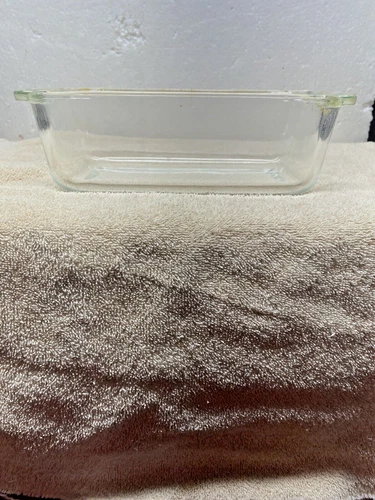 Vintage Pyrex Heavy Glass Baking Dish 213 Ovenware Meat Loaf Bread 10" x 5" x 3"