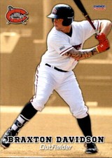 2016 Carolina Mudcats Choice 5 Braxton Davidson Asheville North Carolina NC Card