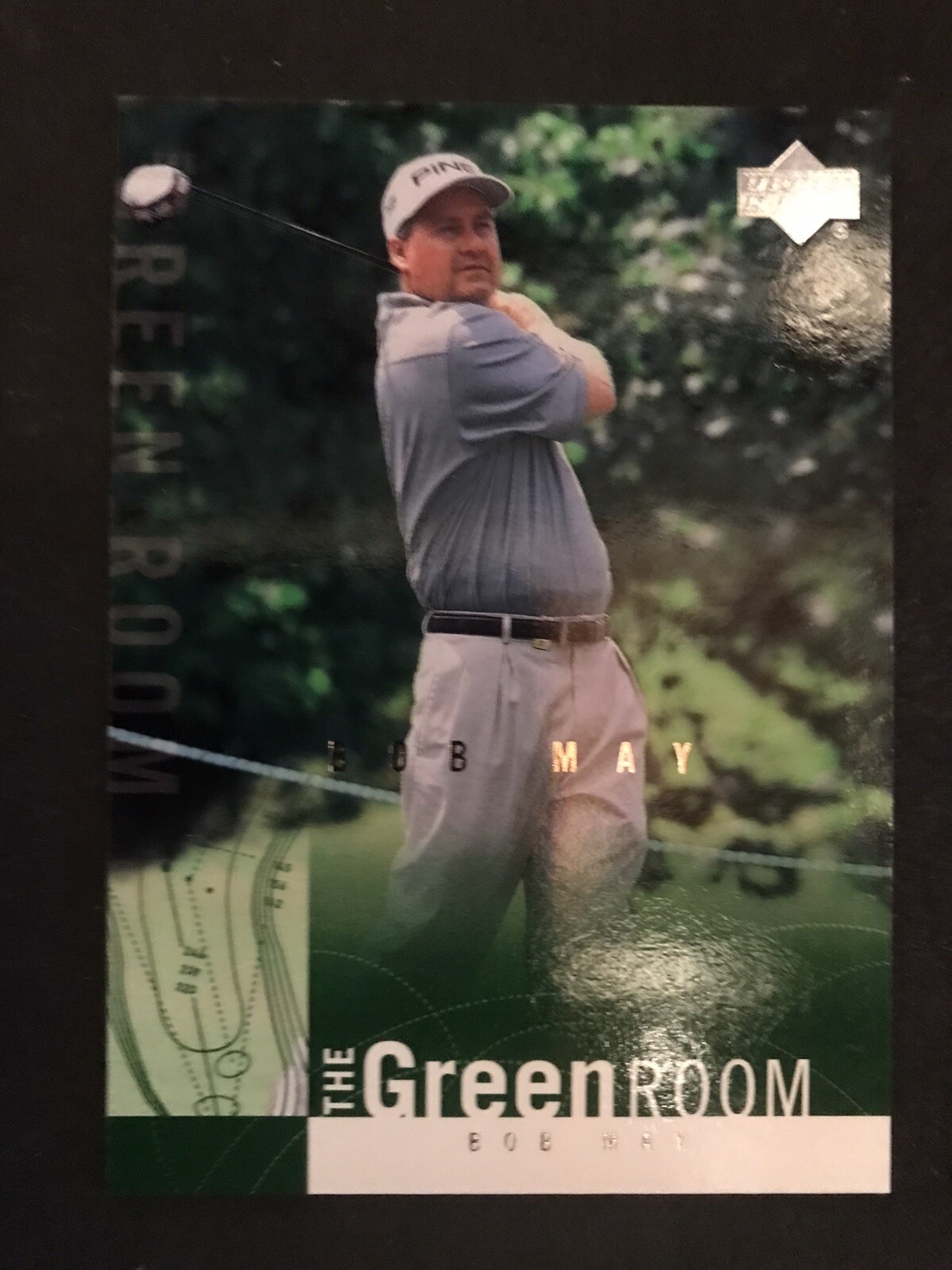 2002 Upper Deck The Green Room #GR9 Bob May Golf Card