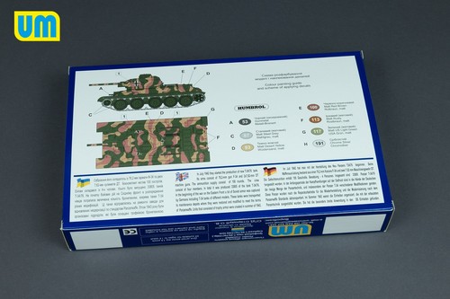 1/72 UM 253 Captured T-34 tank with 8.8 cm KwK36L\36 gun plastic model kit - Picture 2 of 6
