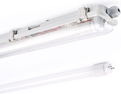 Lámpara LED para habitación húmeda 60/120/150 cm tubo lámpara de bañera sótano garaje lámpara DE - Imagen 13 de 15