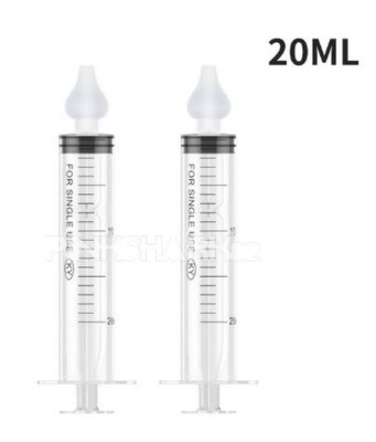 Siringhe Per Lavaggio Nasale Bambini - 4 Pezzi Con Punta Morbida, 10 Ml, Per Neonati E Bambini - Foto 7