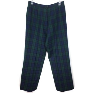 green and blue checkered pants