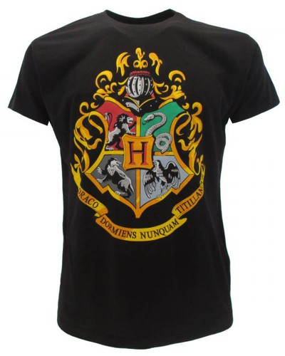 T-shirt Harry Potter stemma della scuola di magia di Hogwarts Originale |  eBay