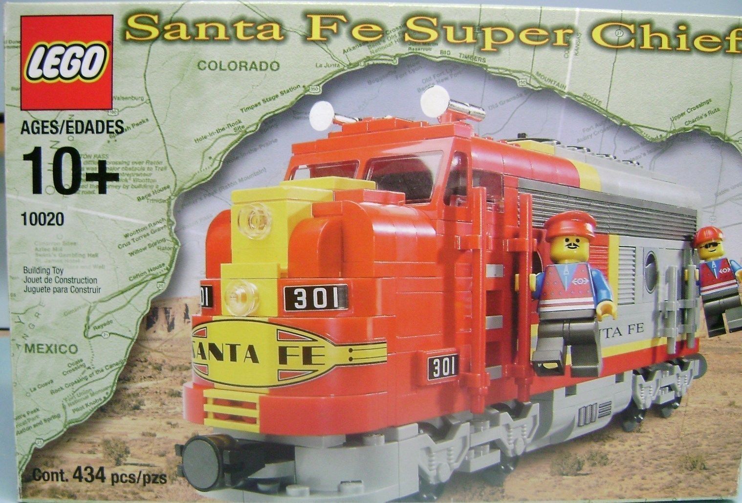 Lego Train #10020 Santa Fe Super Chief NEW Sealed