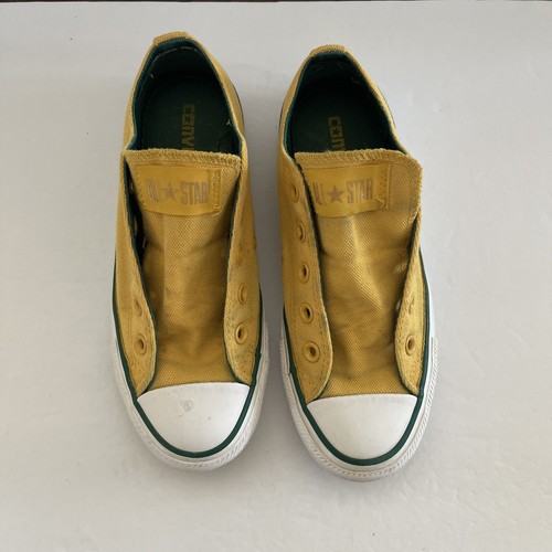 Converse All Star Brazil Yellow/Green Low Top Sneakers size M 4 / W 6